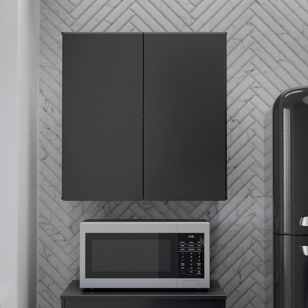 Armario Aéreo Liza 02 Portas Preto