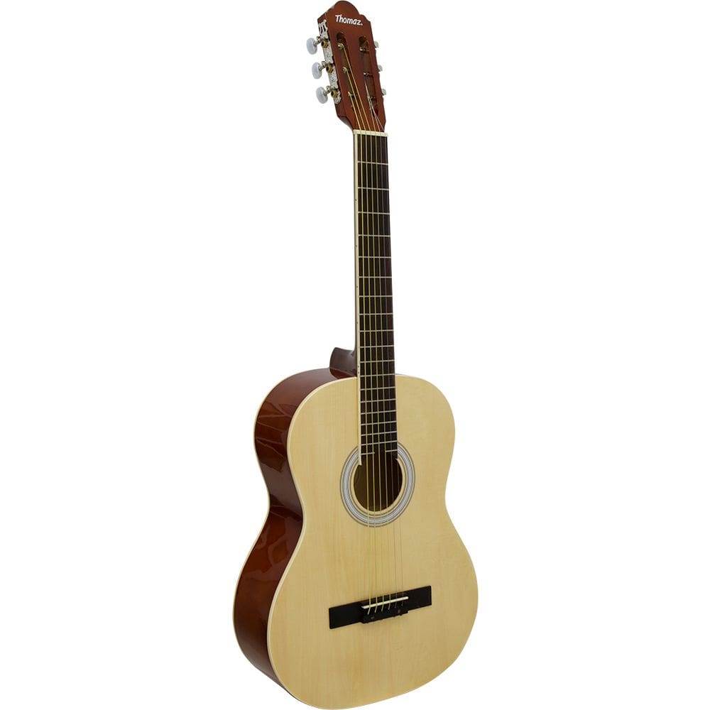 Violão Acústico de Aço para Destros com Tensor TCG 390 A Natural Thomaz