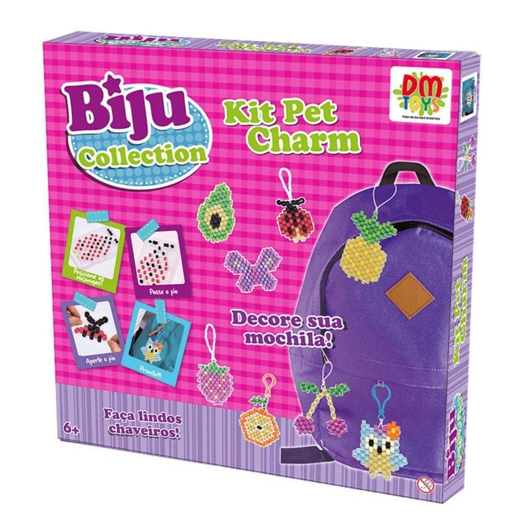 Kit Pet Charm Biju Collection - Dm Toys