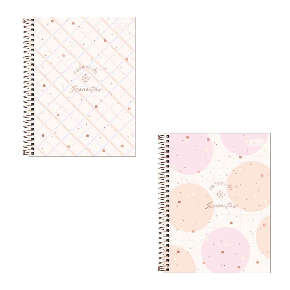 Caderno de receita espiral 80 folhas Soho Tilibra