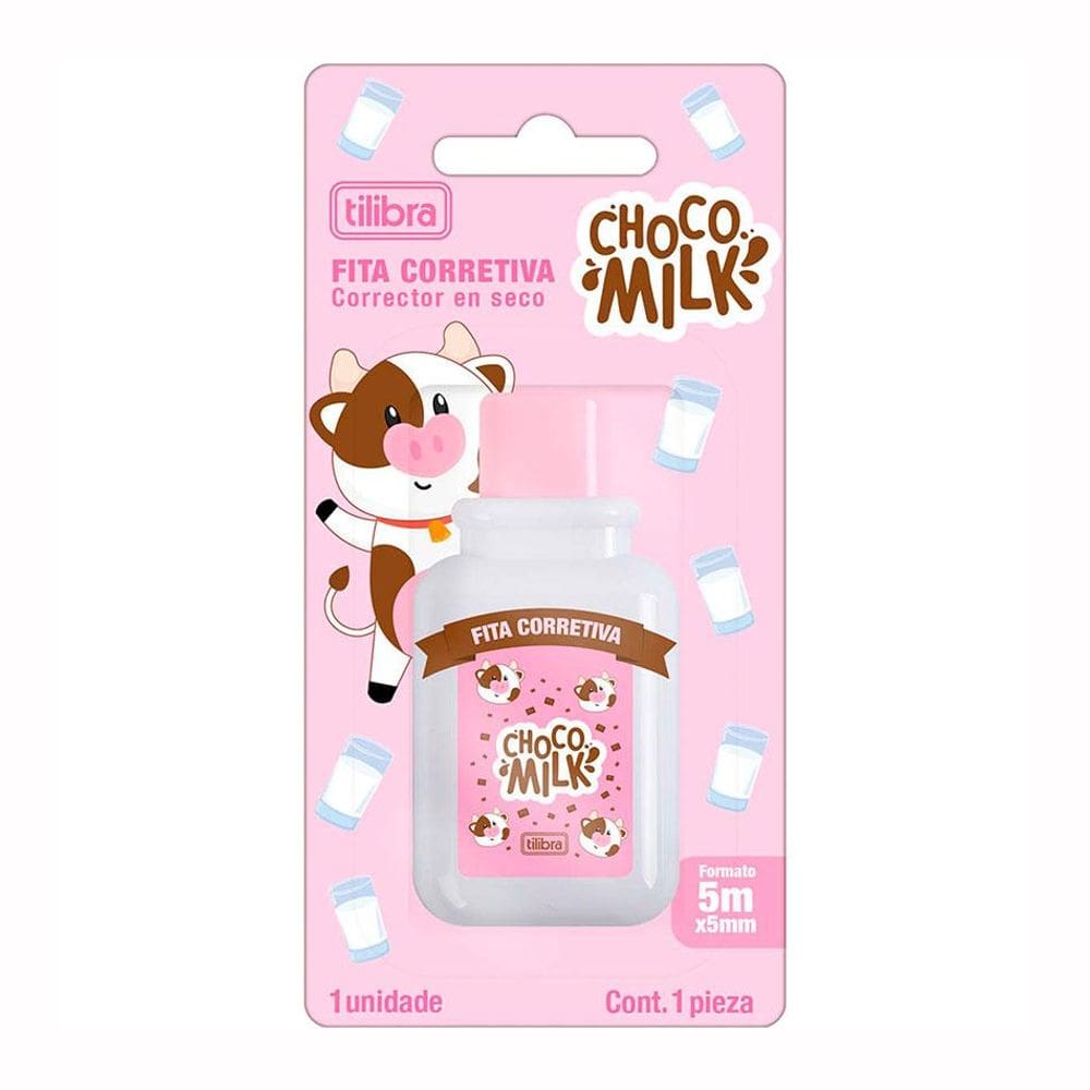 Corretivo em fita Chocomilk 5mm x 5m - Tilibra