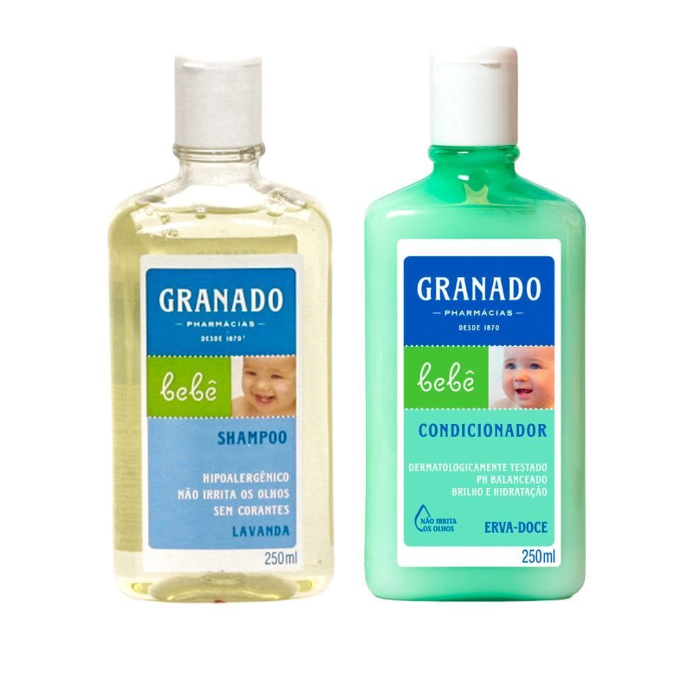 Kit 1 Shampoo Infantil Granado Bebê Lavanda 250ml