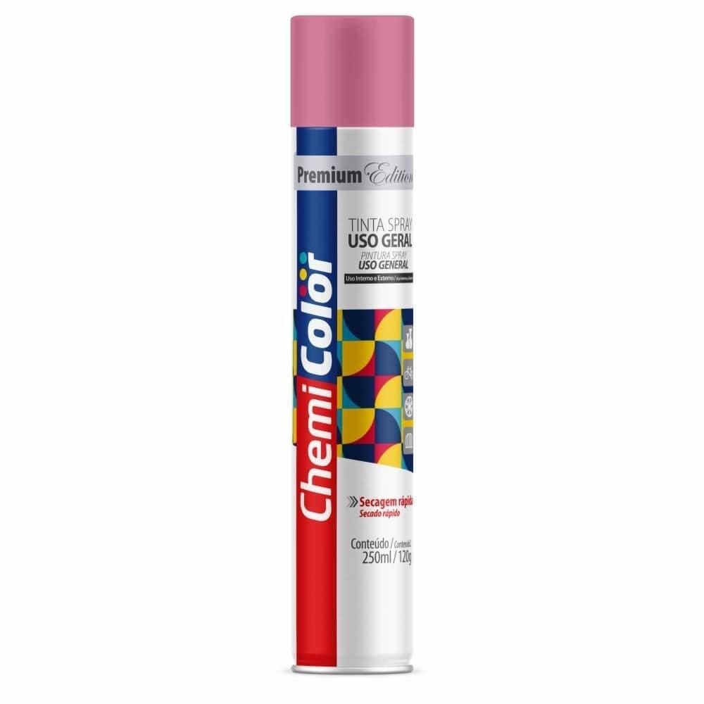Tinta Spray Chemicolor Uso Geral Rosa 250ml