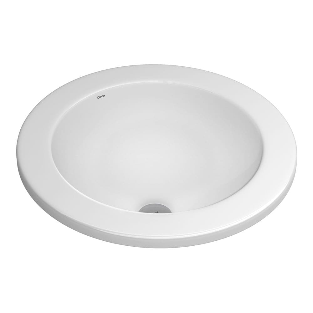 Cuba de Sobrepor Lavatório Redonda 45X45cm Branco - L.1271.17