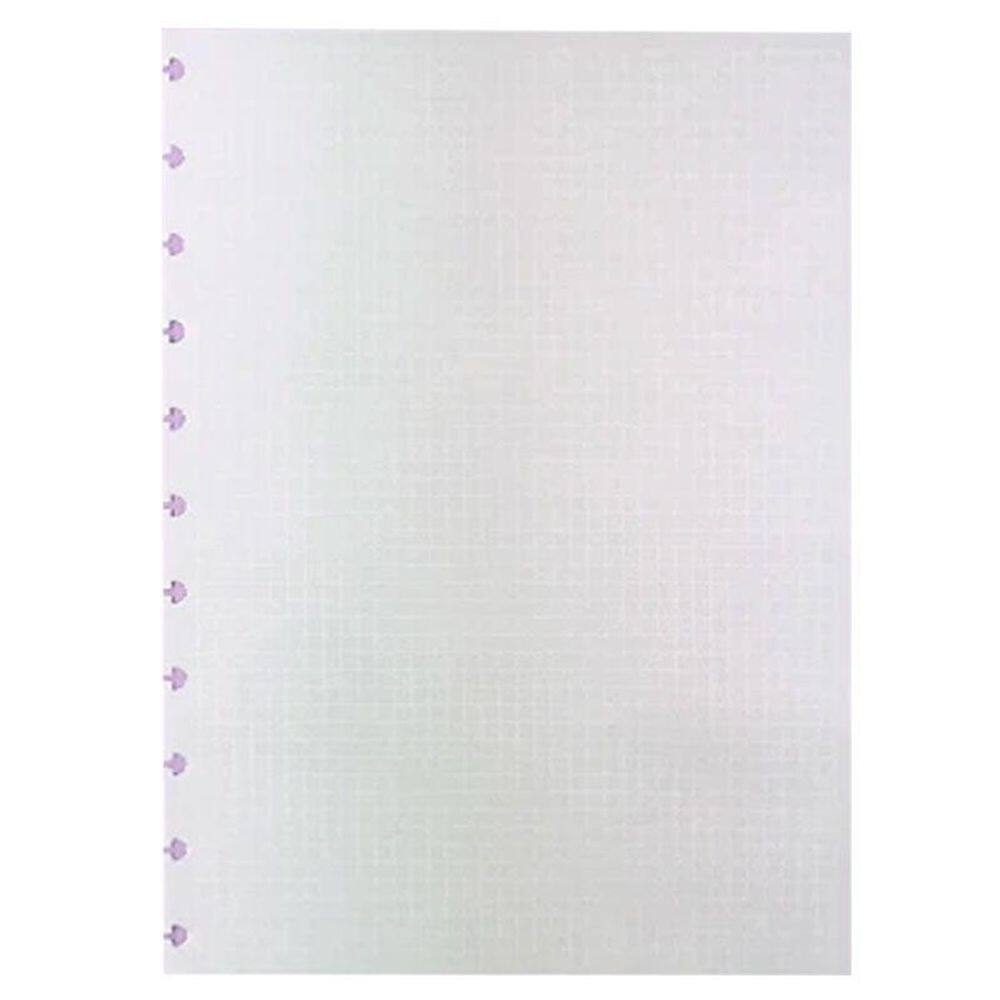 Refil grande quadr linha branca 90g 50fl Caderno Inteligente