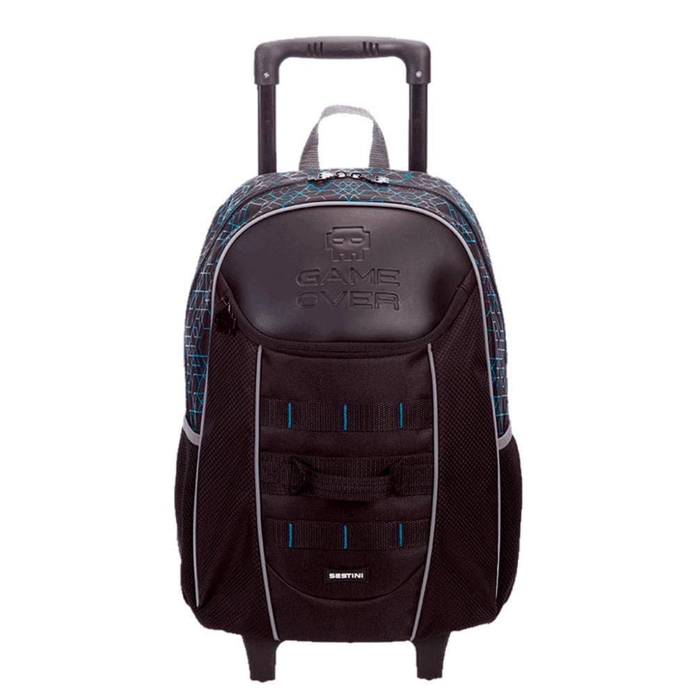 Mochila de Rodinhas Sestini Sem Alça X Game Over Colorido