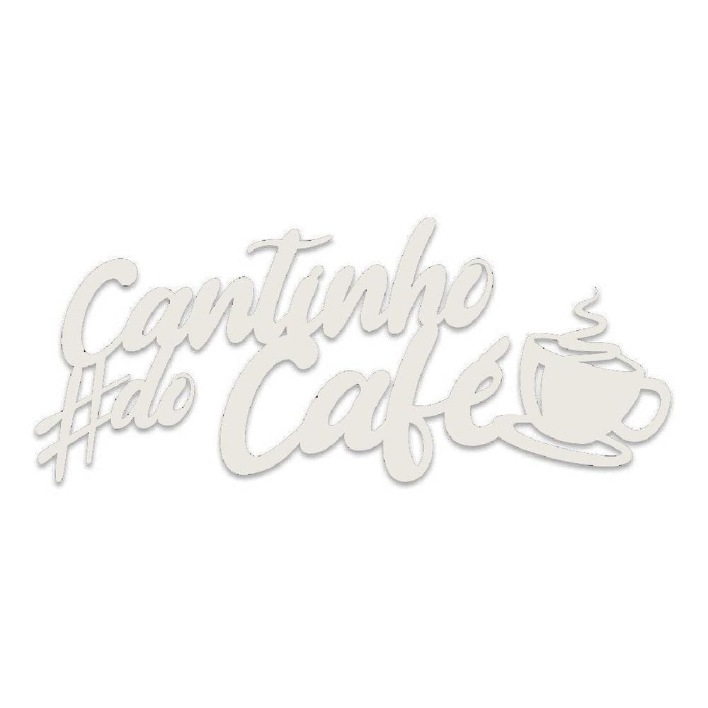 Cantinho Do Café Placa Frase Decoração Parede Quadro Branco