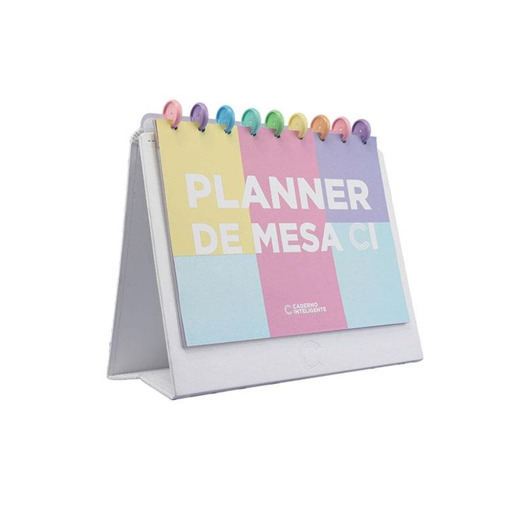 Planner de mesa médio My Frame White Caderno Inteligente