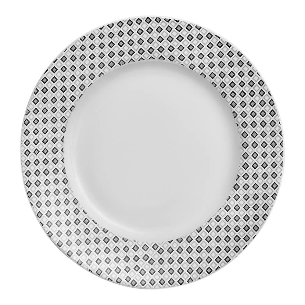Prato Fundo em Porcelana Luana 1 peça - Hauskraft