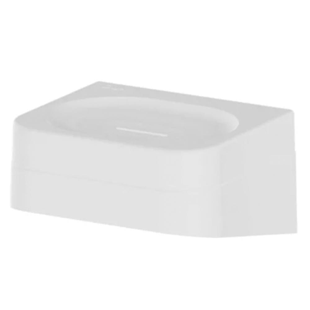 Saboneteira De Parede Banheiro Porta Sabonete Ou Branco