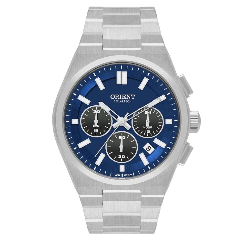 Relógio Orient Masculino Solartech Cronografo Mbssc274 D1sx