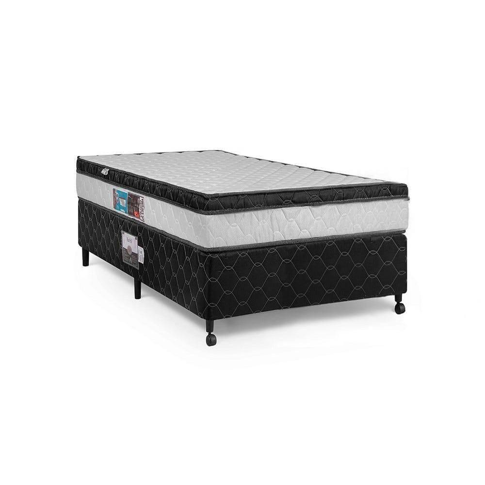 Cama Box + Colchão Castor Solteiro Montblanc One Face