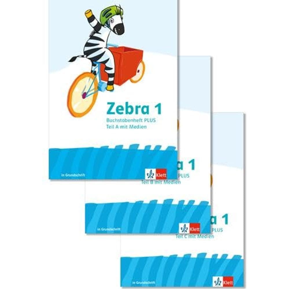Zebra 1. Buchstabenheft Plus in Grundschrift Klasse 1: (Livraria Alemã)  978-3-12-271021-7 9783122710217