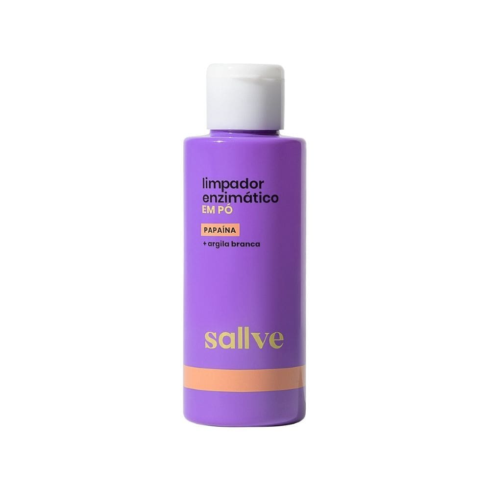 Limpeza Facial Sallve Limpador Enzimático em Pó 30g