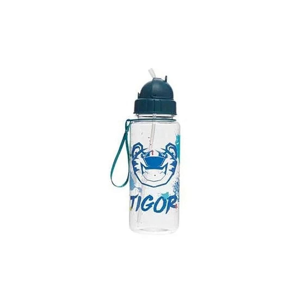 Garrafa Com Canudo Pacific LovIt Tigor Ink Azul