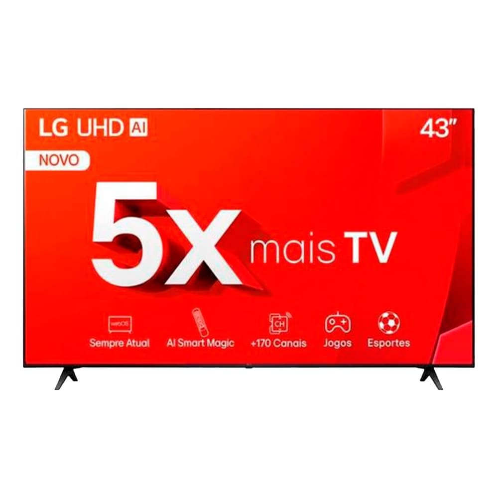 Smart Tv LG 43” pol  LED 4K UHD Smart Pro Thinq® AI - 43TU801C0SA.AWZ