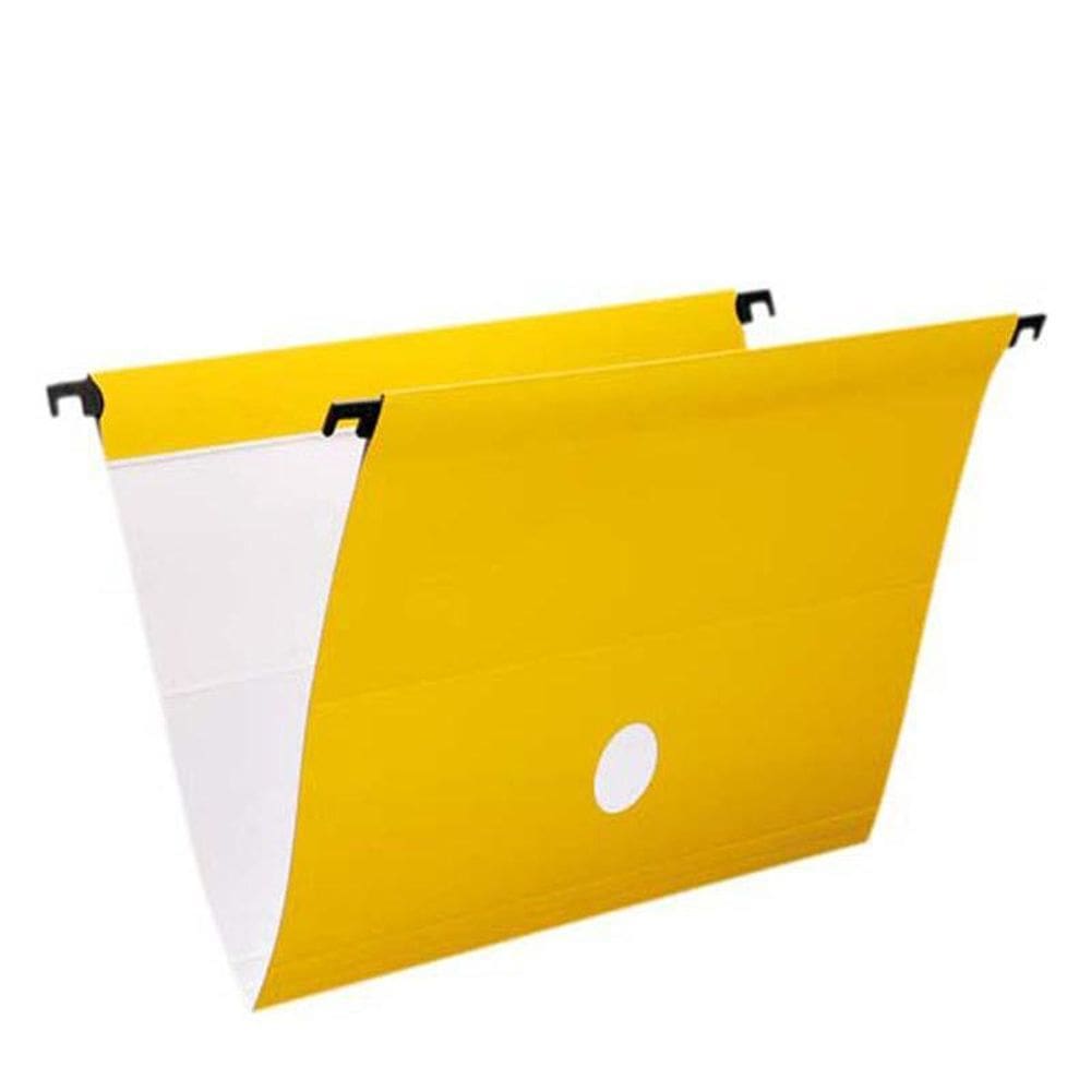 Pasta suspensa Delloplus amarelo 0099.A c/6 unidades Dello