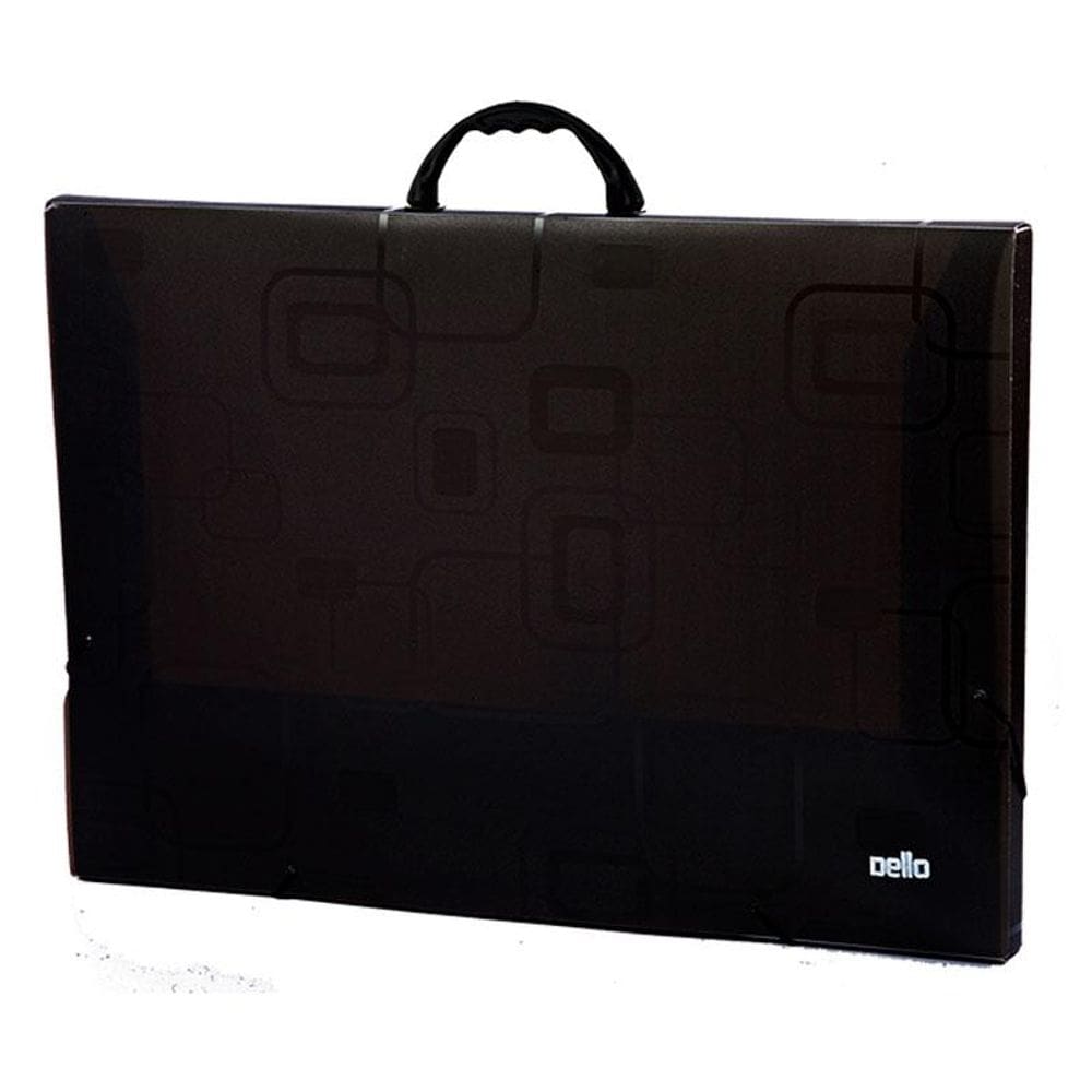 Maleta com alça Dellofine A3 preta  2151.P Dello