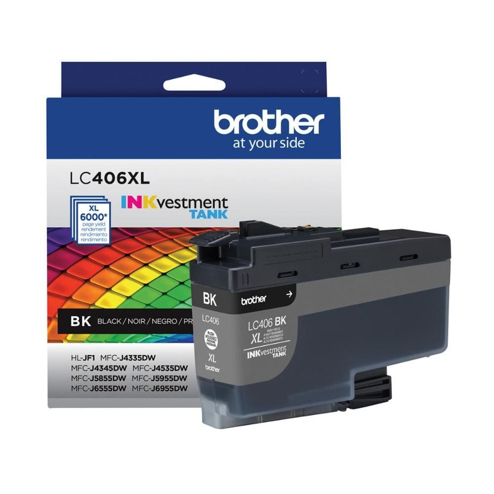 Cartucho de Tinta Brother Preto - LC406XLBKS