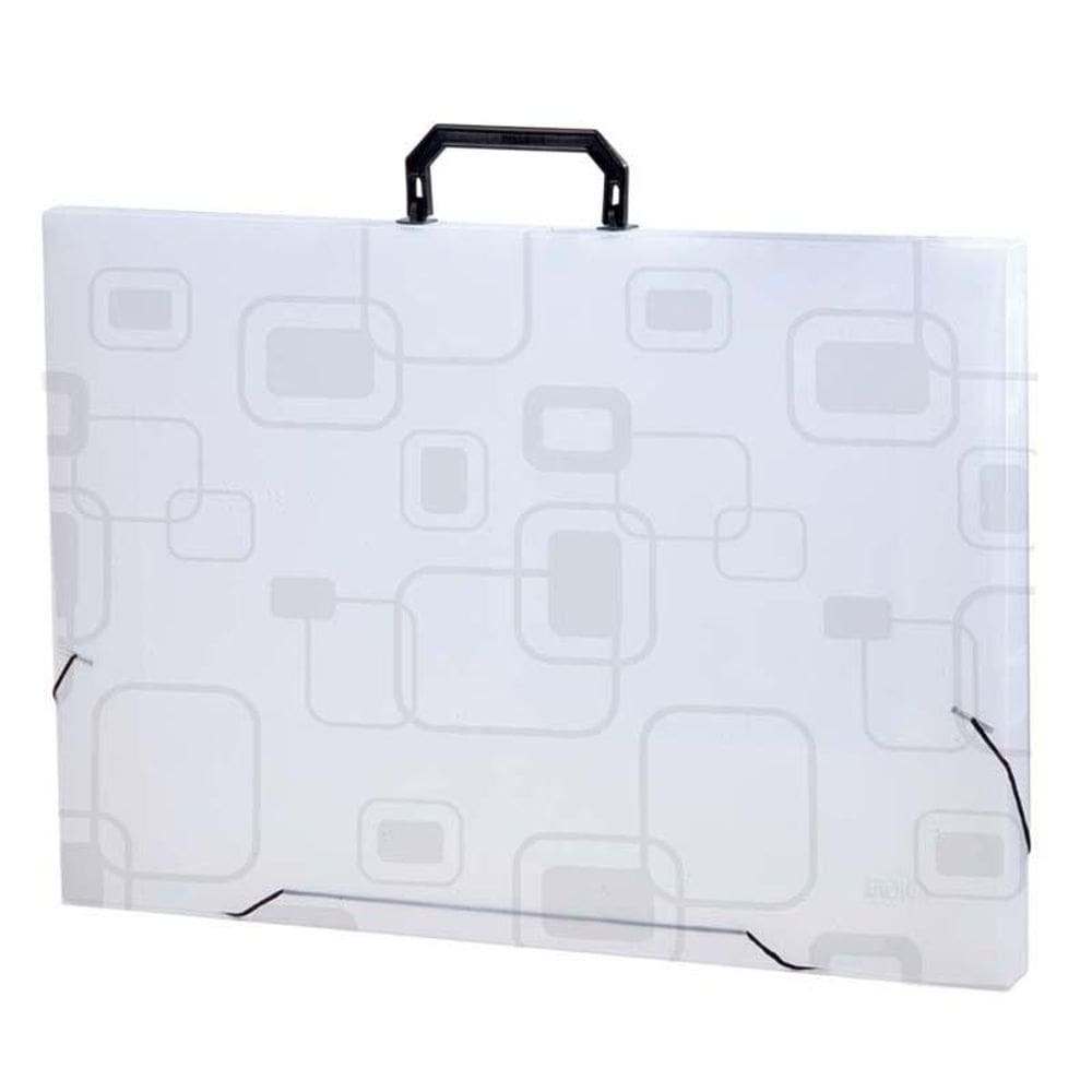 Maleta com alça Dellofine A3 cristal 2151.H Dello