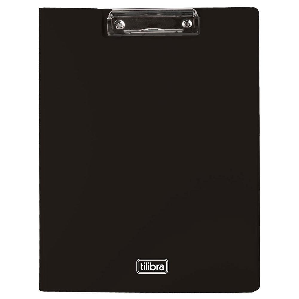 Prancheta com capa Preta 235x310 - Tilibra