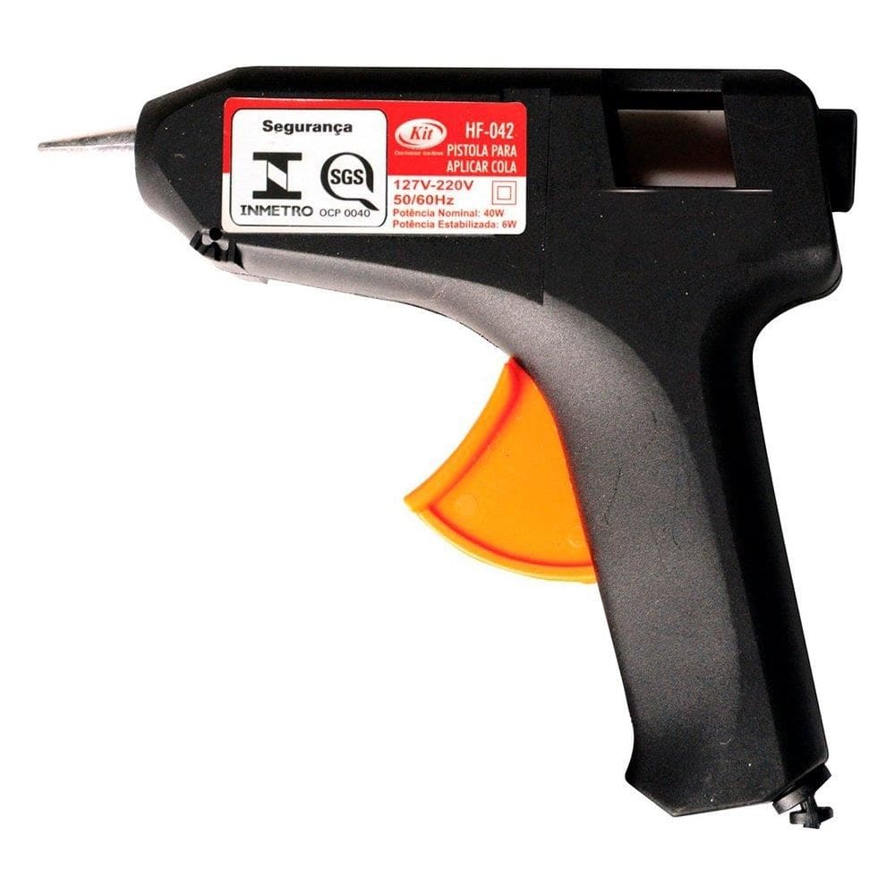 Aplicador de Cola Quente Grande com Kit – Bivolt 10W