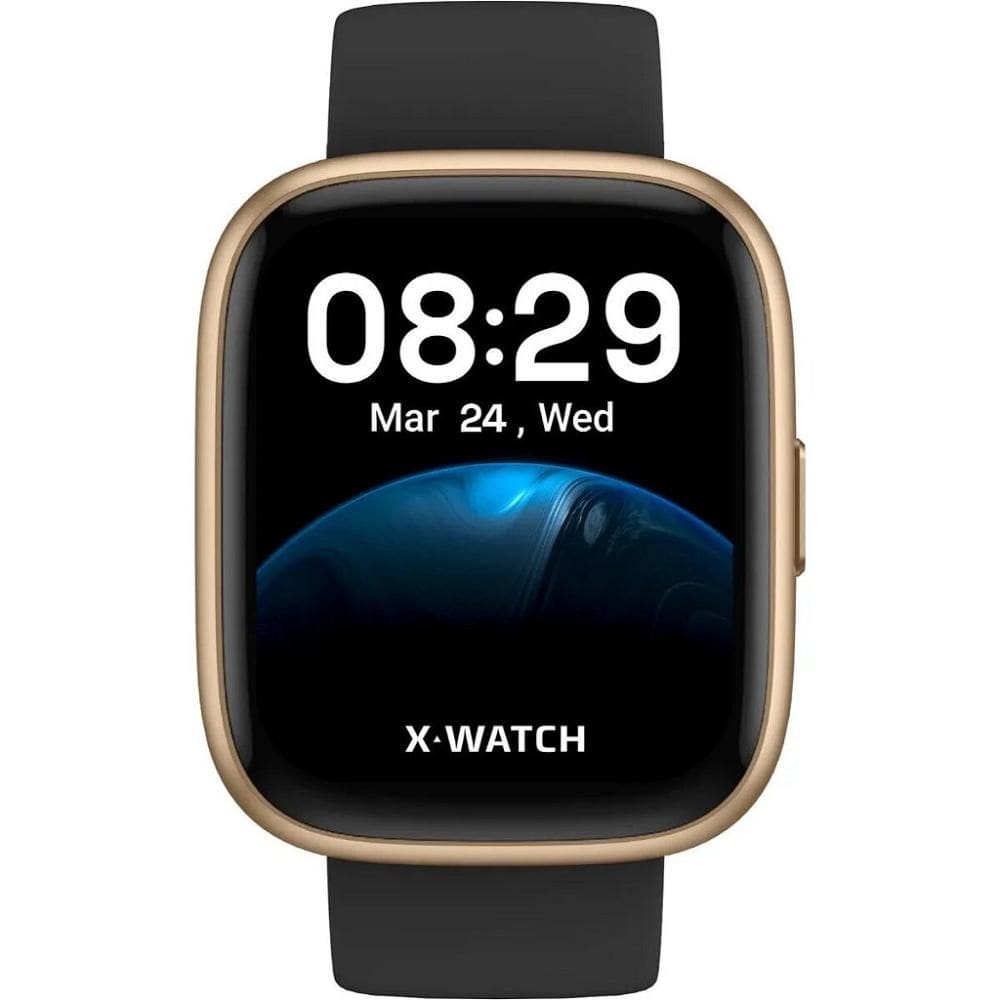 Relogio Smartwatch Unissex Alexa X-Watch XSWUQPI004A - Preto