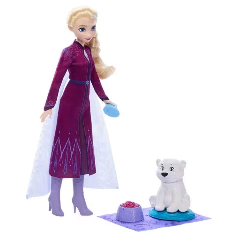 Boneca Elsa Com Urso Bebê - Mattel