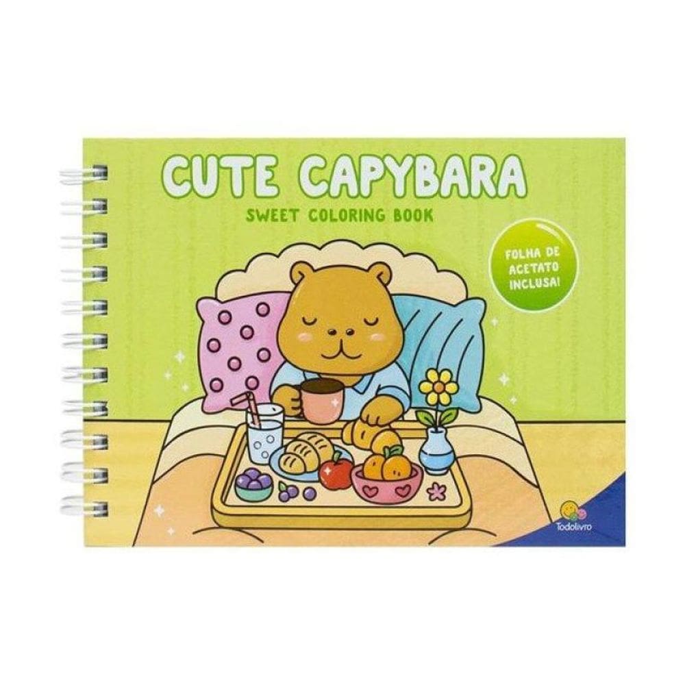 Sweet Coloring Book: Cute Capybara