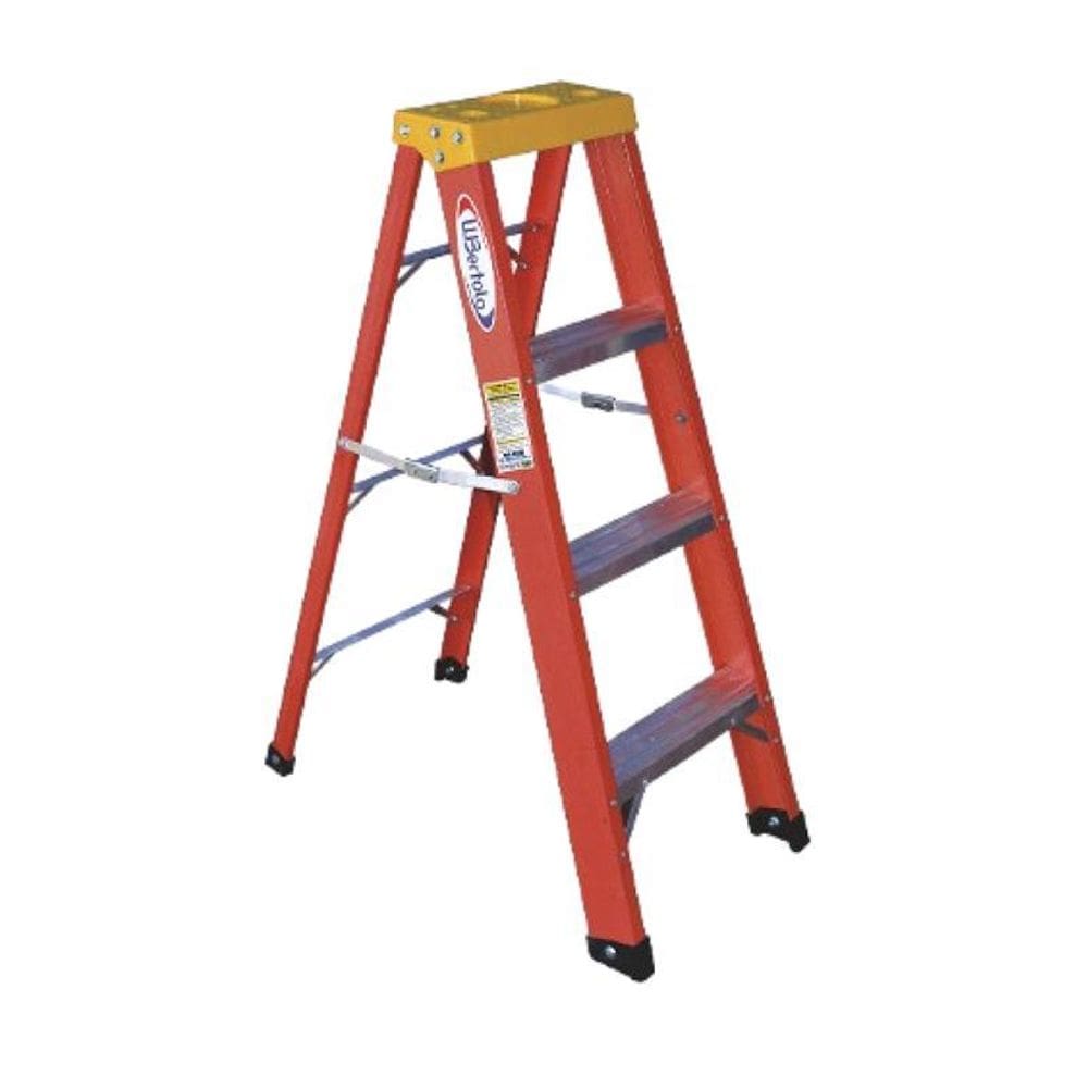 Escada Tesoura 1.2M Alumínio/Fibra 4 Degraus Wbertolo Taf 4