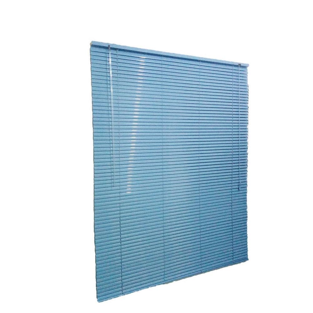 Persiana Horizontal Aluminio 25Mm Azul 60  L  X 160  A  Cm