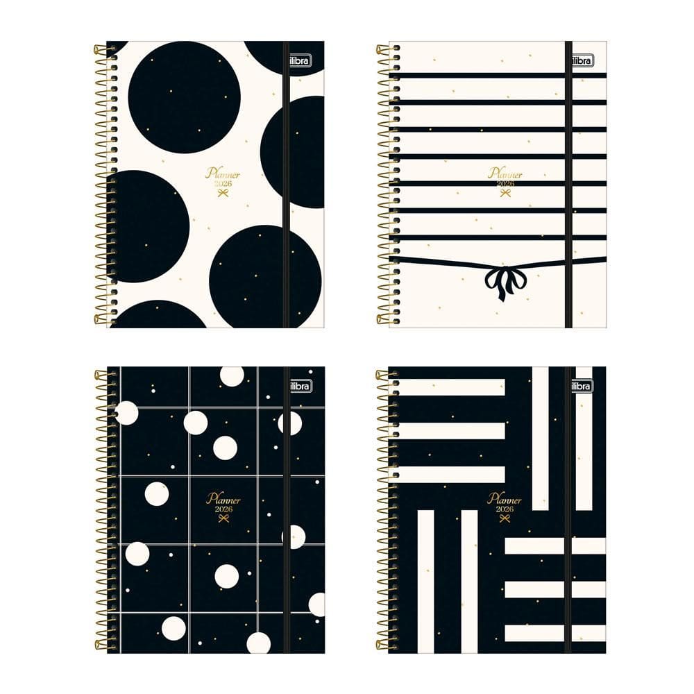Agenda planner espiral semanal West Village 2026 Tilibra