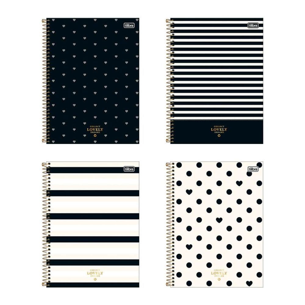 Caderno espiral univ 10x1 160 folhas West Village Tilibra