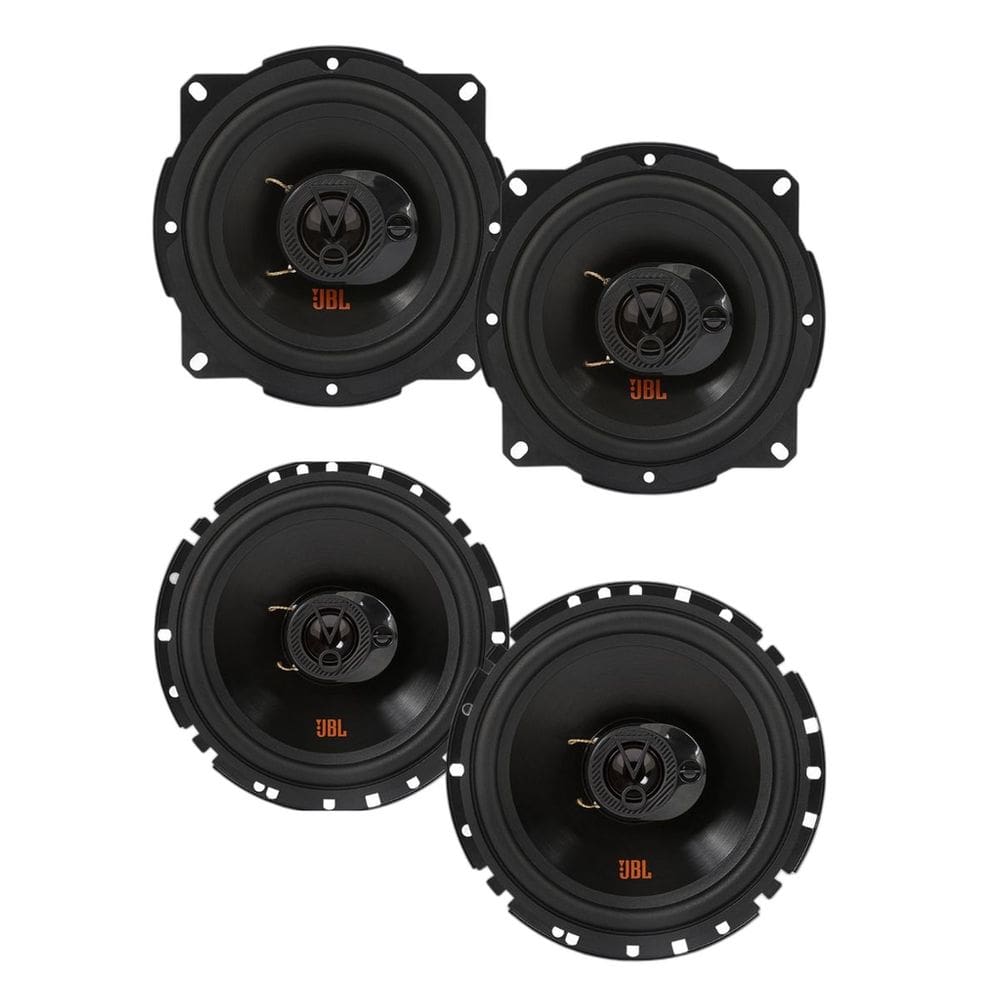 Combo JBL Alto falantes Flex4 kit 2 JBL5TRFX55 + kit 2 JBL6TRFX55 Preto