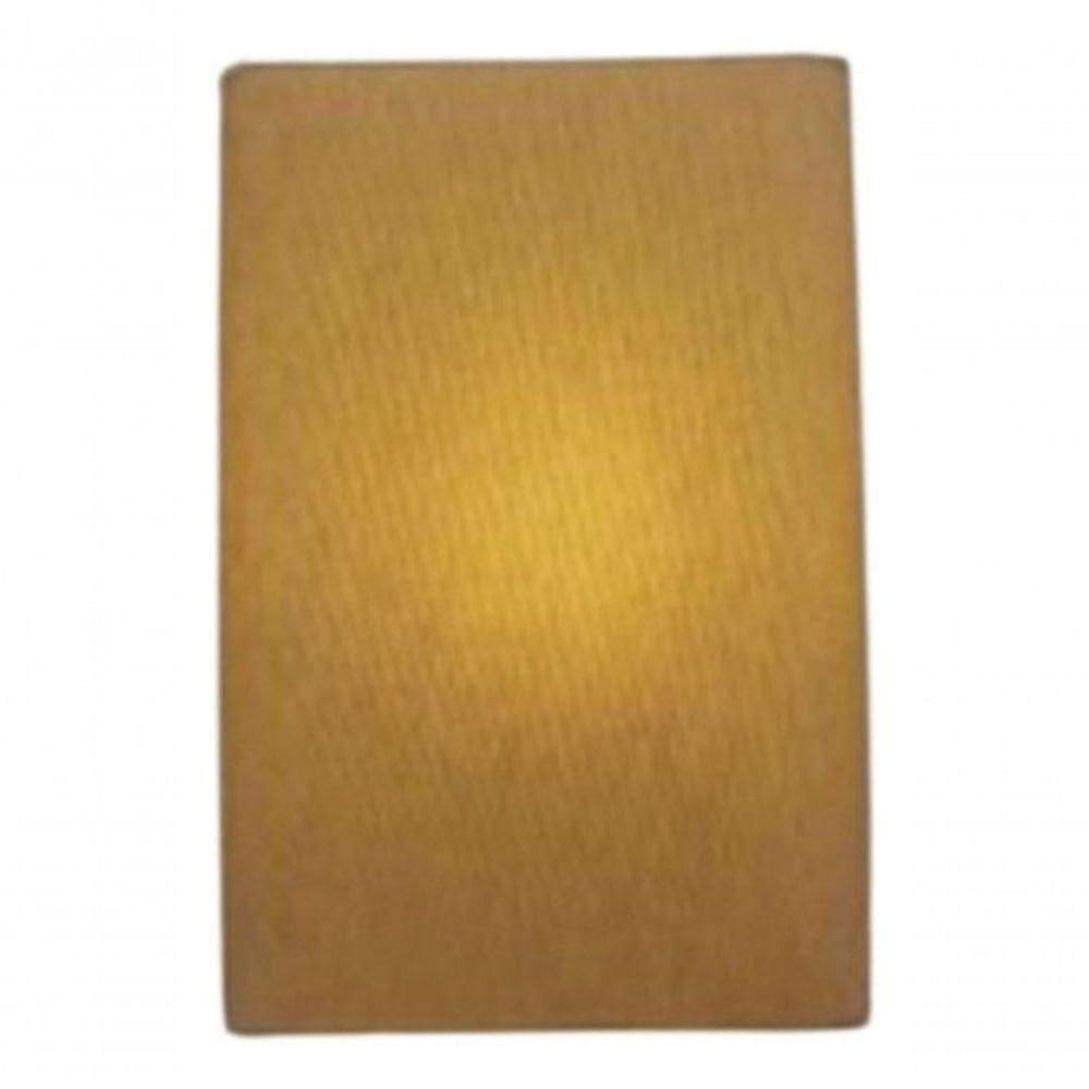 Arandela Retangular Retro Md-2029 Cúpula Em Tecido 18x10x30cm Palha - Bivolt