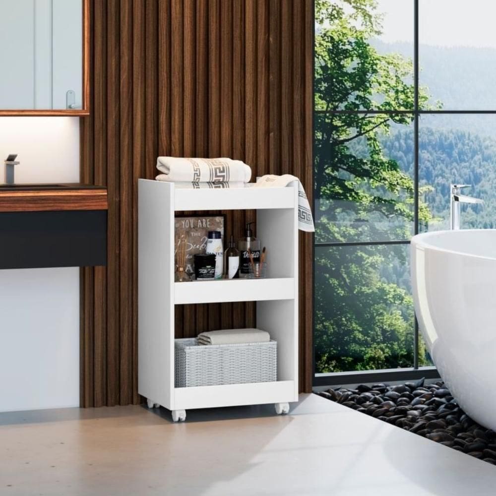 Carrinho Multiuso Delaware Branco