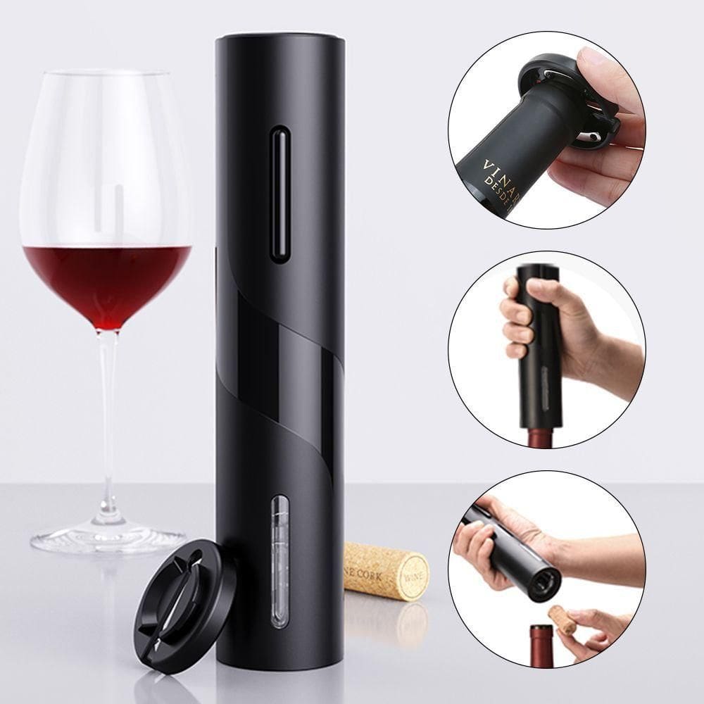 Abridor De Vinhos Saca Rolhas Elétrico Automático