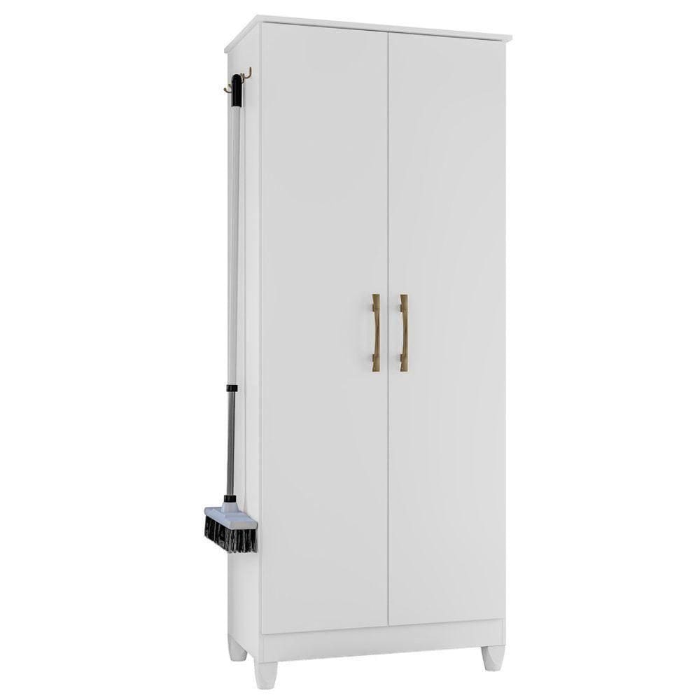 Armario Multiuso Jade 2 Portas 170x70 Cm Branco