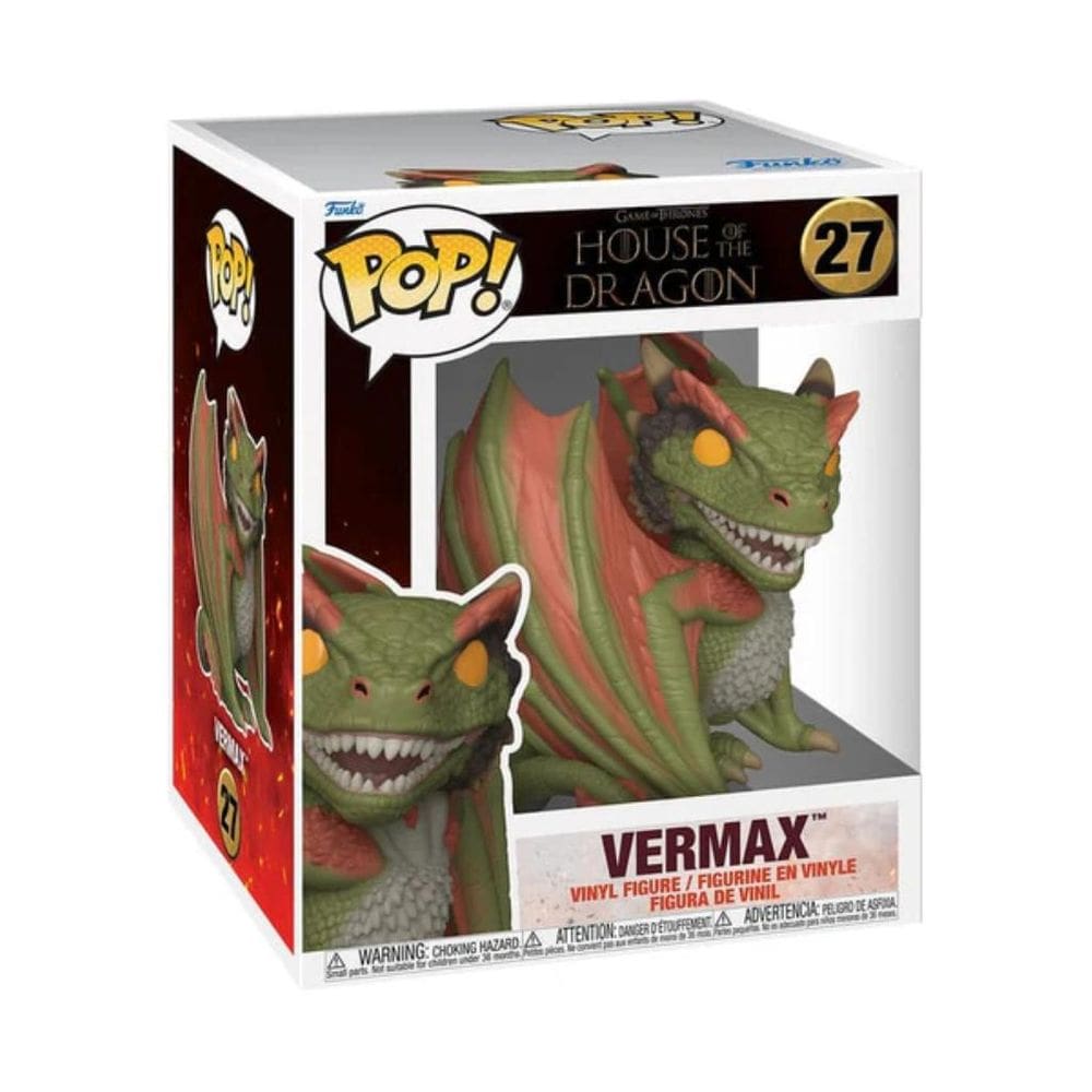 Funko Pop Game Of Thrones House The Dragon Sized Vermas 27