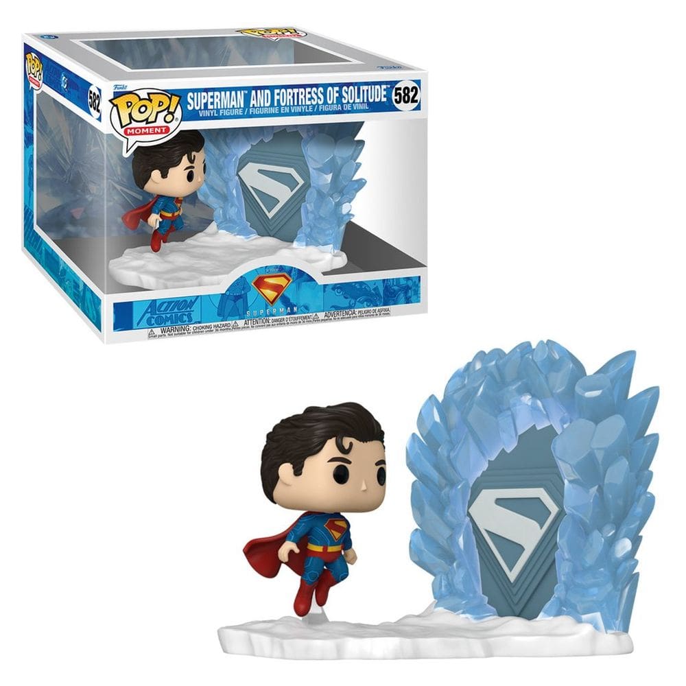 Funko Pop Moments Dc Superman and Fortress of Solitude 582