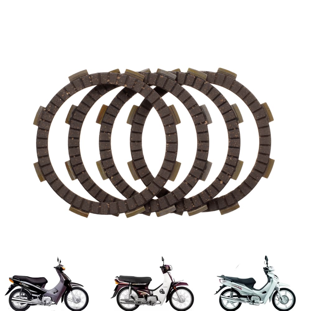 Disco De Embreagem 4 Peças Biz 100 KS 1998 à 2005 - MHX