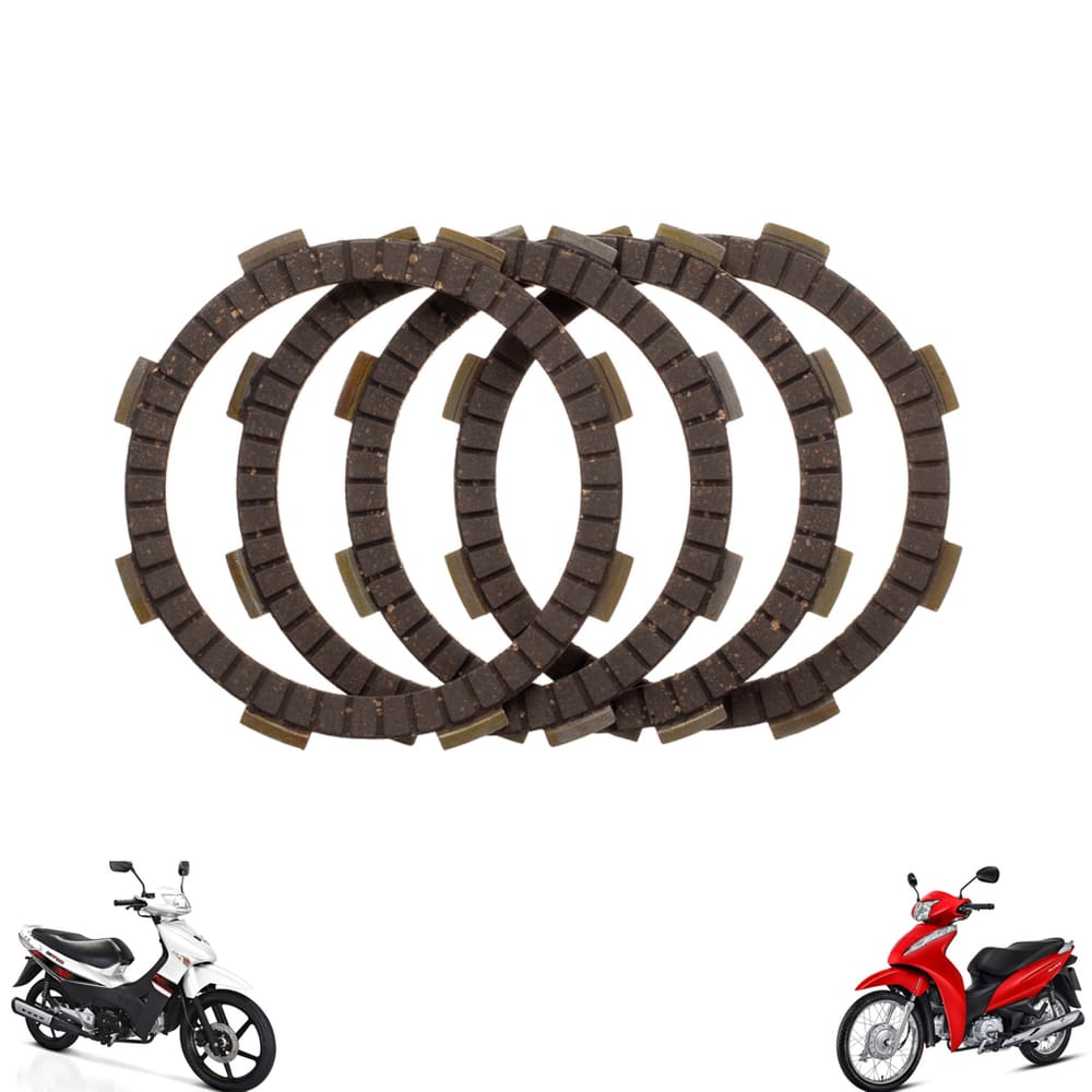 Disco De Embreagem 4 Peças Biz 125 2006 à 2018 - MHX