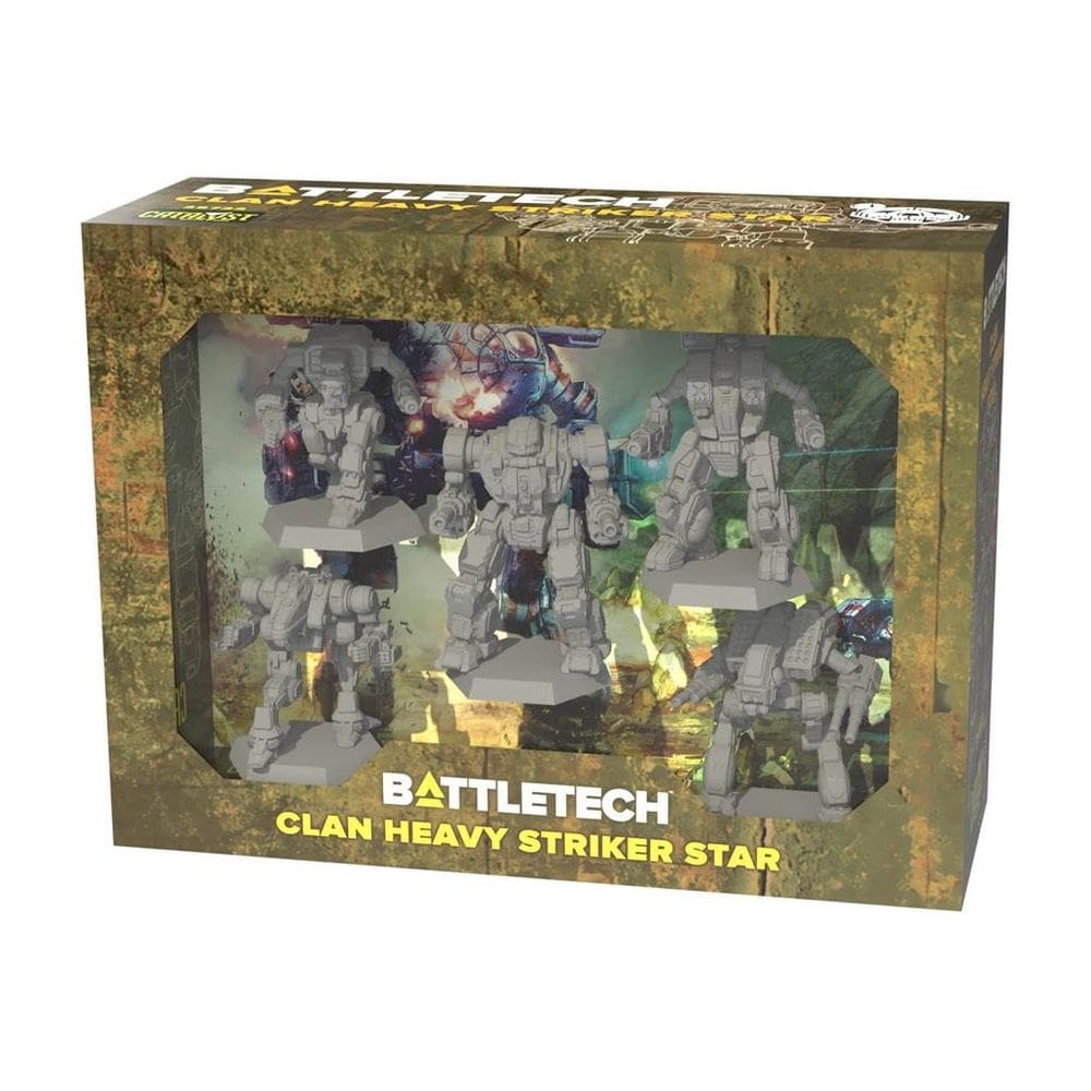 Conjunto de miniaturas Catalyst Game Labs BattleTech Clan Heavy Striker Star