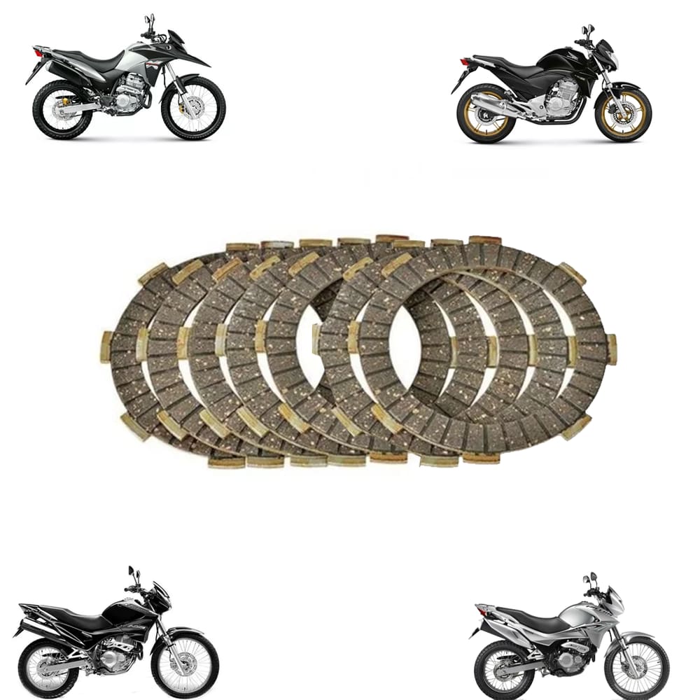 Disco De Embreagem 7 Peças Falcon 400 Xre 300 CB 300R - MHX