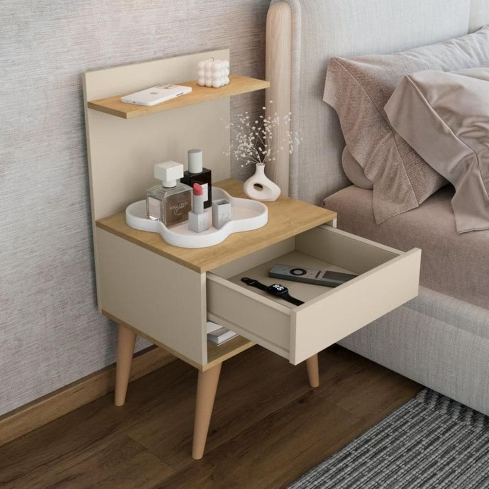 Mesa Para Quarto Pennsylvania Cinamomo-off White