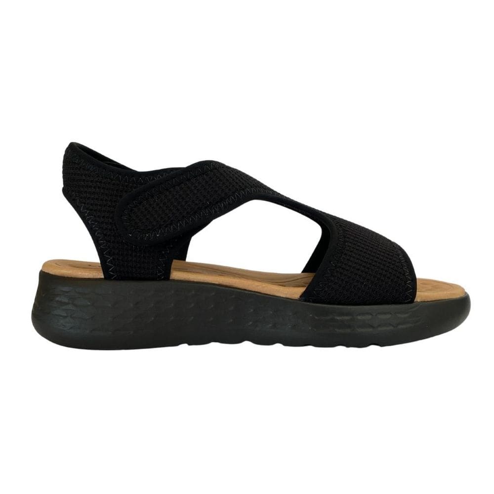 Sandália Comfort Flex 2547304 Feminino Preto casual