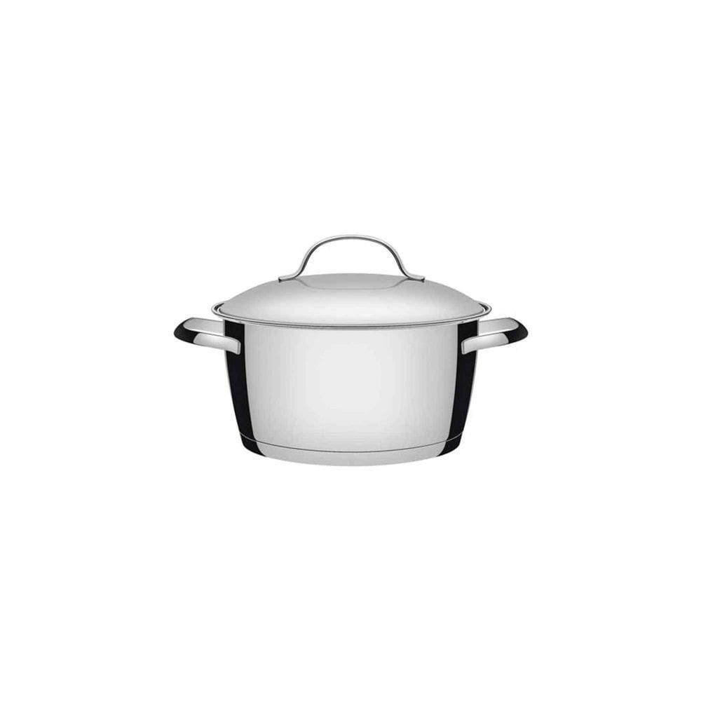 Caçarola Funda Tramontina Allegra Em Aço Inox Com Fundo Triplo 16 Cm 1,5 L Tramontina