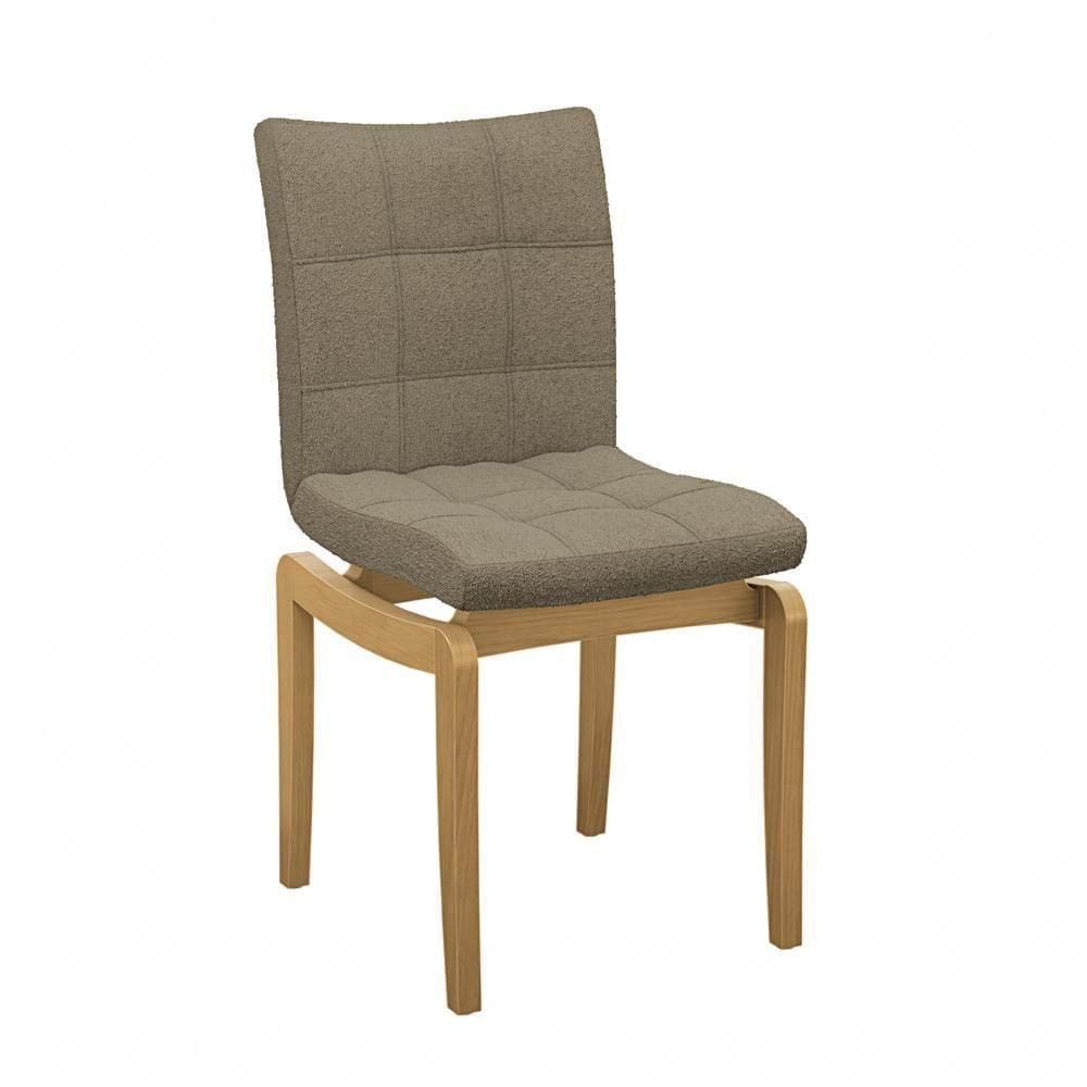 Cadeira Em Madeira Maciça Kappesberg Maya Boucle Fendi