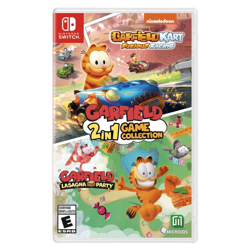 Coleção de jogos Nintendo Switch Garfield Kart Furious Racing