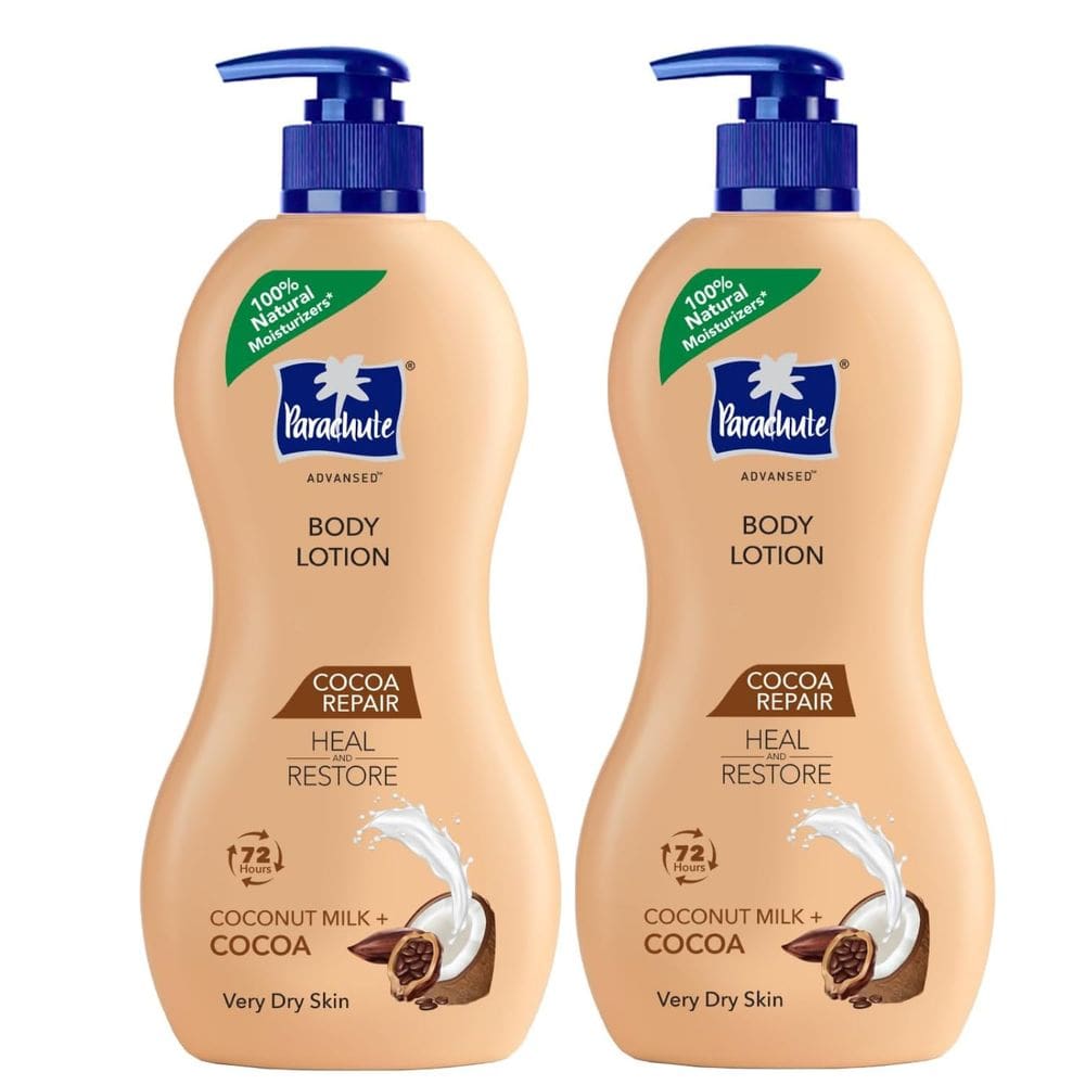 Loção corporal Parachute Advansed Cocoa Repair Intense 400mL x2